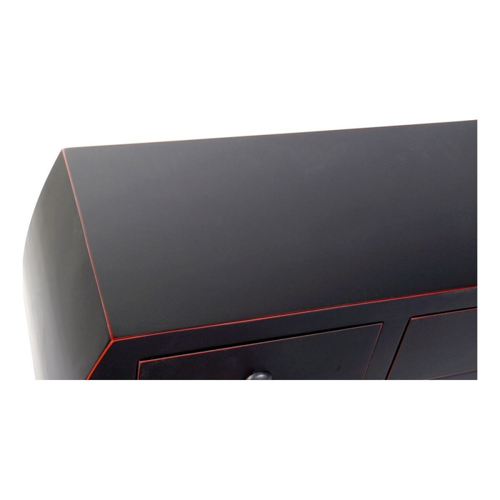 Hall Table with 3 Drawers DKD Home Decor Black 96 x 26 x 80 cm