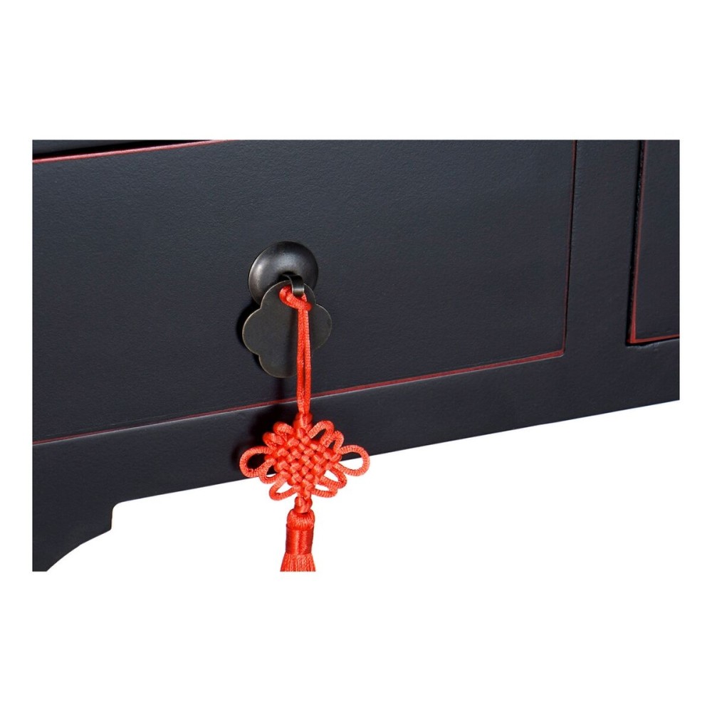 Hall Table with 3 Drawers DKD Home Decor Black 96 x 26 x 80 cm