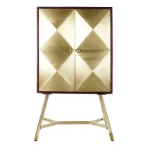 Sideboard DKD Home Decor Golden Dark brown Acacia Mango wood 84 x 43 x 156,5 cm