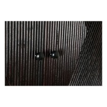 Sideboard DKD Home Decor Black Dark brown Metal Mango wood 84 x 43 x 153,5 cm