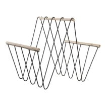 Zeitschriftenkorb DKD Home Decor 8424001814008 41 x 31 x 36 cm Schwarz Eisen Holz MDF