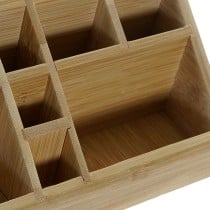 Organisateur polyvalent DKD Home Decor Bureau Bambou (23 x 9 x 9.5 cm)