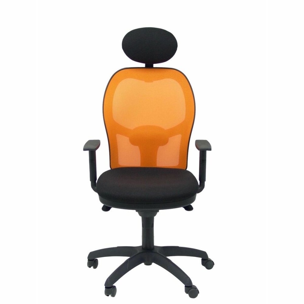 Chaise de Bureau avec Appui-tête Jorquera Piqueras y Crespo ALI840C Noir