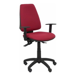 Chaise de Bureau Elche s Piqueras y Crespo I933B10 Rouge Bordeaux