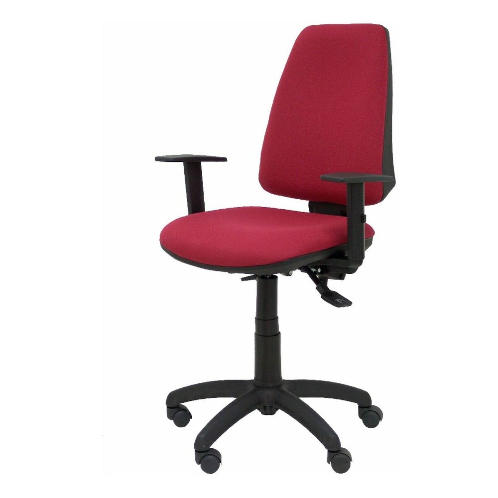 Chaise de Bureau Elche s Piqueras y Crespo I933B10 Rouge Bordeaux