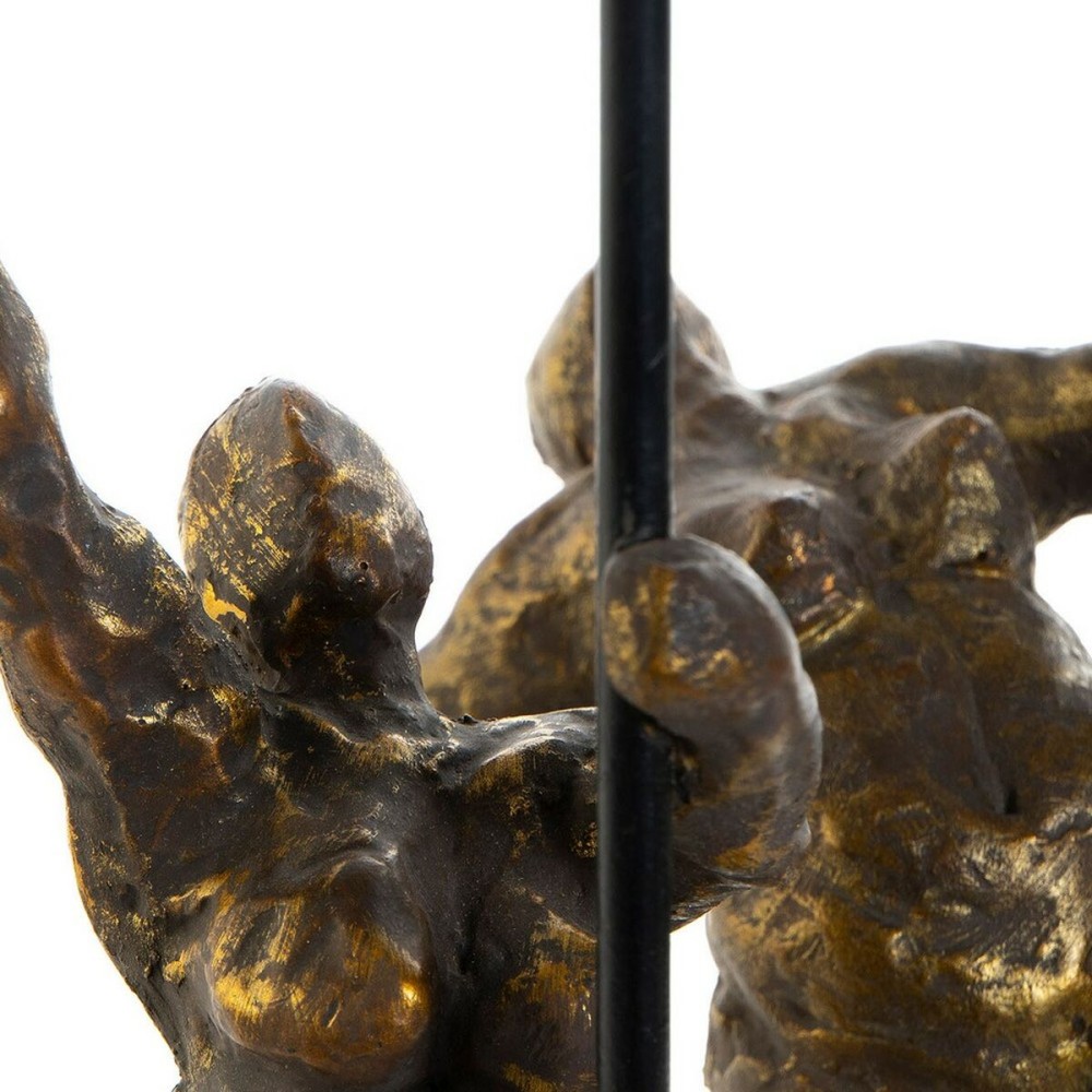 Decorative Figure DKD Home Decor Golden Modern Ballet Dancer 20 x 10 x 31 cm (2 Units)