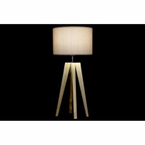 Tischlampe DKD Home Decor Beige Holz Braun 220 V 50 W 30 x 30 x 69 cm