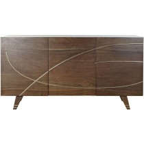 Sideboard DKD Home Decor Dark brown Acacia 145 x 41 x 76 cm