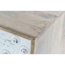 Sideboard DKD Home Decor White Natural Mango wood 165 x 45 x 100 cm