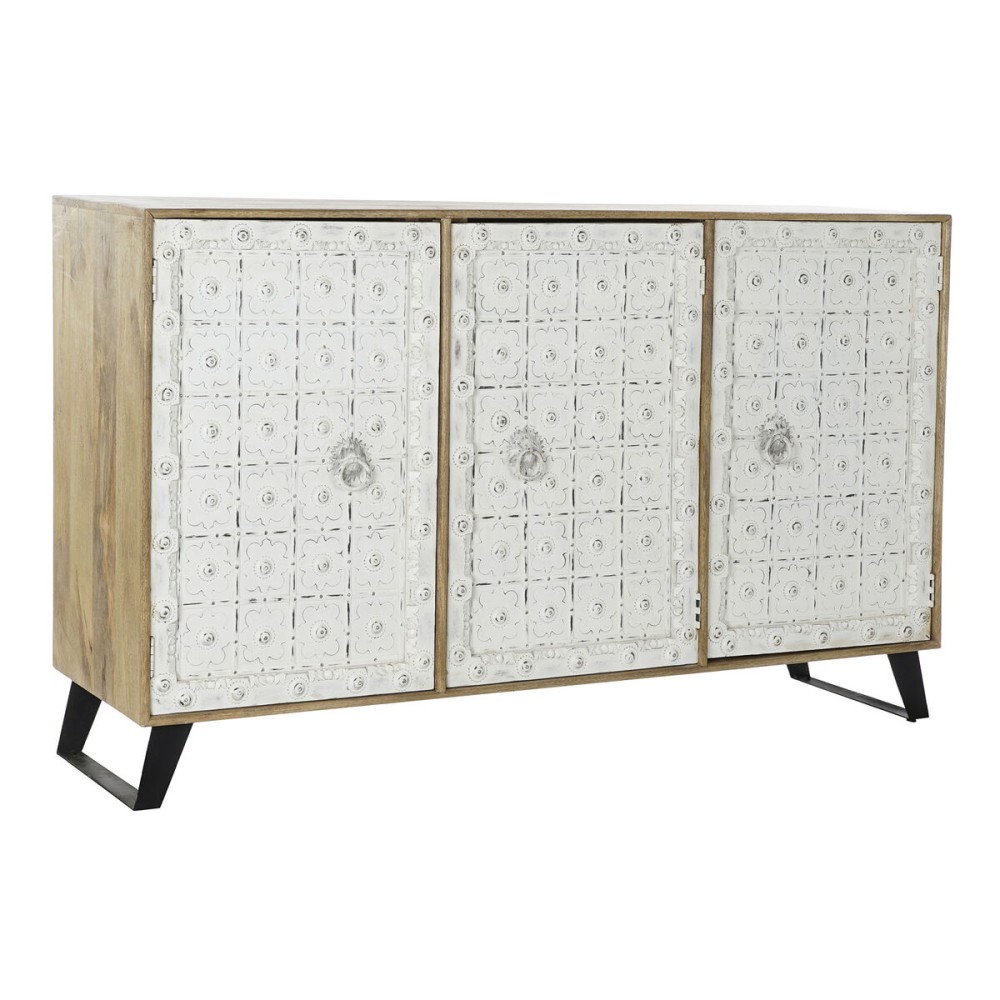 Sideboard DKD Home Decor White Natural Mango wood 165 x 45 x 100 cm