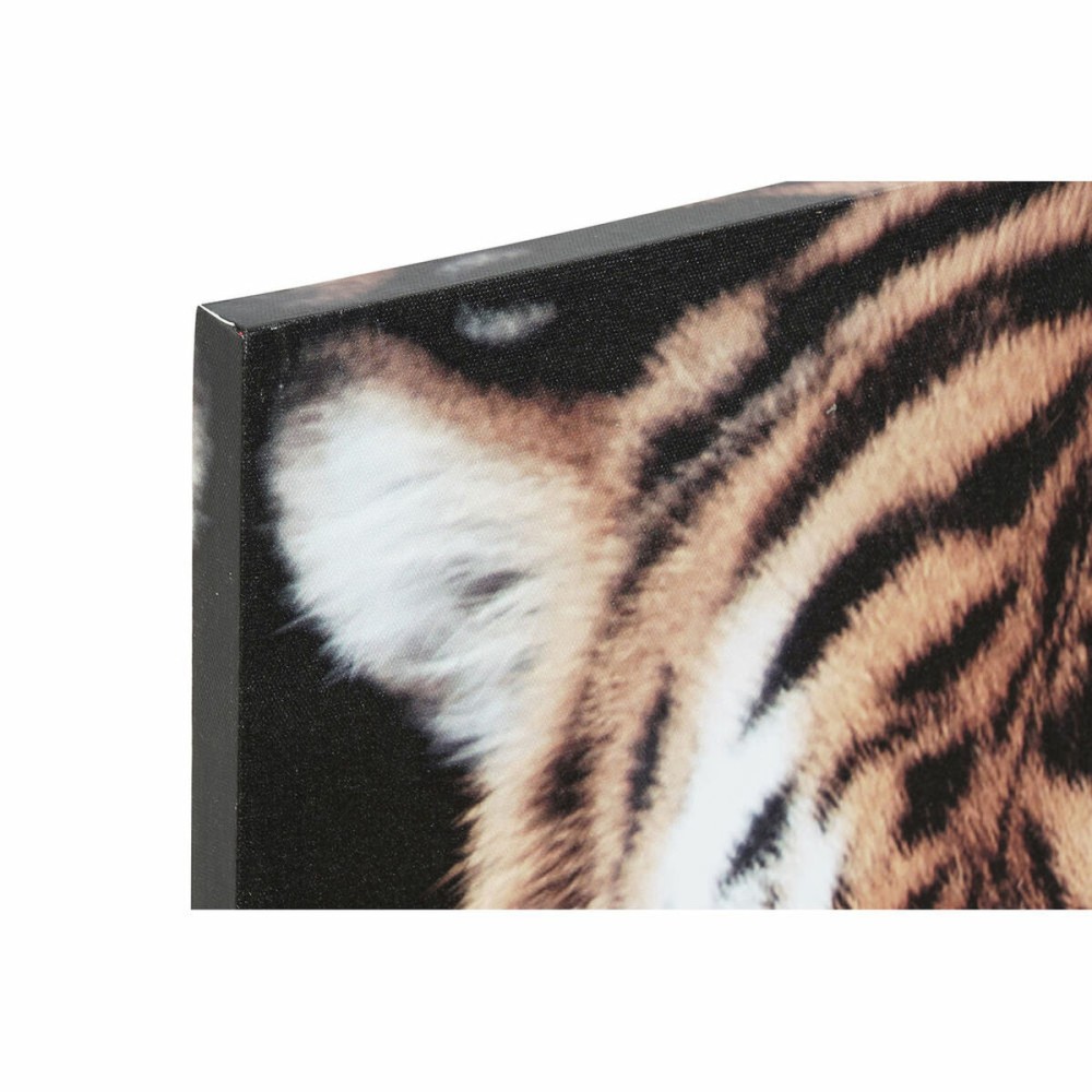 Leinwand DKD Home Decor Kiefer Leinwand 150 x 2 x 80 cm Tiger