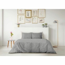 Housse de Couette Lovely Home Gris clair 240 x 260 cm