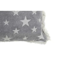 Coussin DKD Home Decor Gris Beige Polyester Coton Aluminium (45 x 10 x 45 cm) (2 Unités)