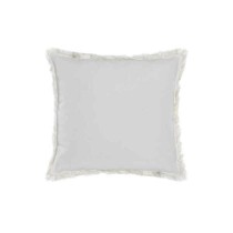 Coussin DKD Home Decor Gris Beige Polyester Coton Aluminium (45 x 10 x 45 cm) (2 Unités)