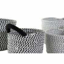 Korb-Set DKD Home Decor Naturfaser 18 x 18 x 14 cm