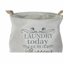 Panier à linge DKD Home Decor Beige Gris Marron Clair 39 x 39 x 41 cm 3 Pièces (3 Unités)
