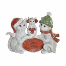Deko-Figur DKD Home Decor Katze 12,5 x 3 x 9,5 cm