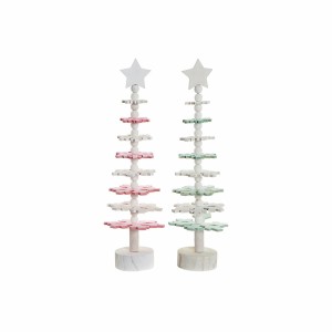 Weihnachtsbaum DKD Home Decor Holz MDF (2 pcs) (11 x 11 x 41 cm)