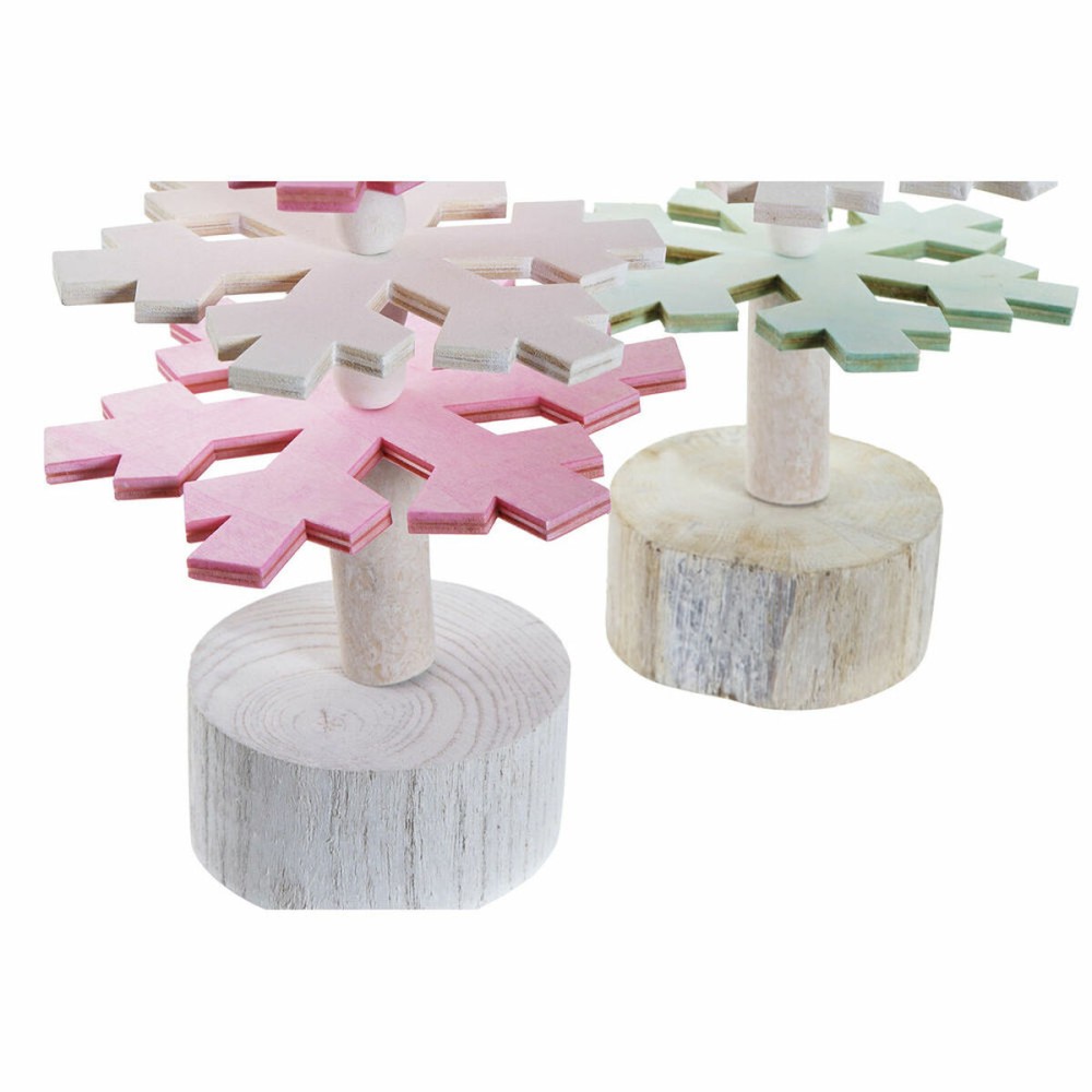 Weihnachtsbaum DKD Home Decor Holz MDF (2 pcs) (14 x 14 x 51 cm)