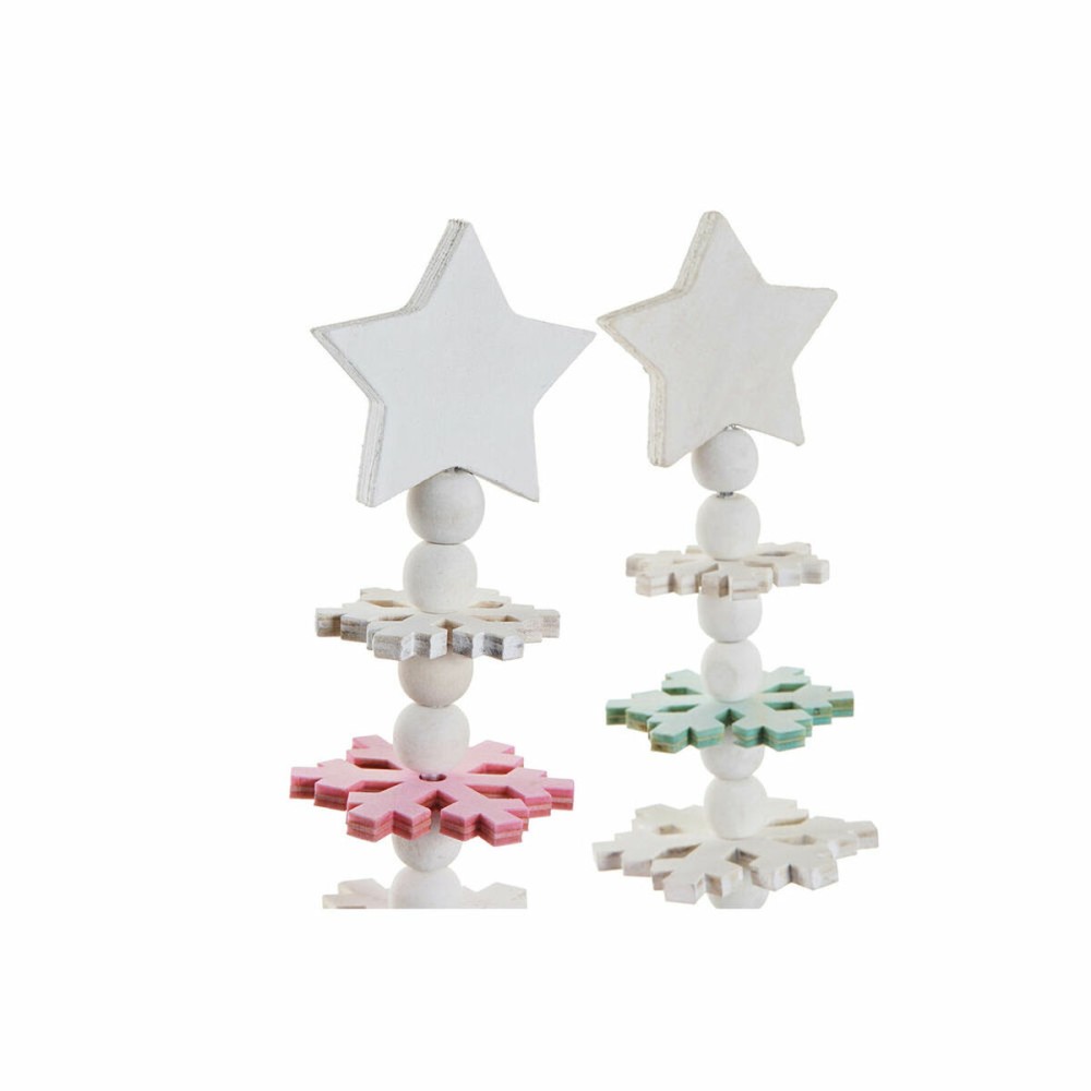 Weihnachtsbaum DKD Home Decor Holz MDF (2 pcs) (11 x 11 x 41 cm)