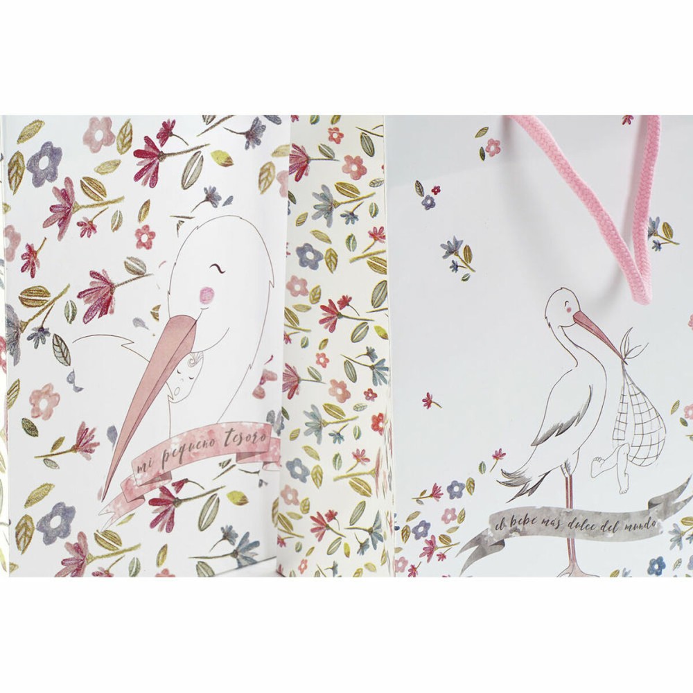 Papiertaschen DKD Home Decor Kunststoff 2 Stücke
