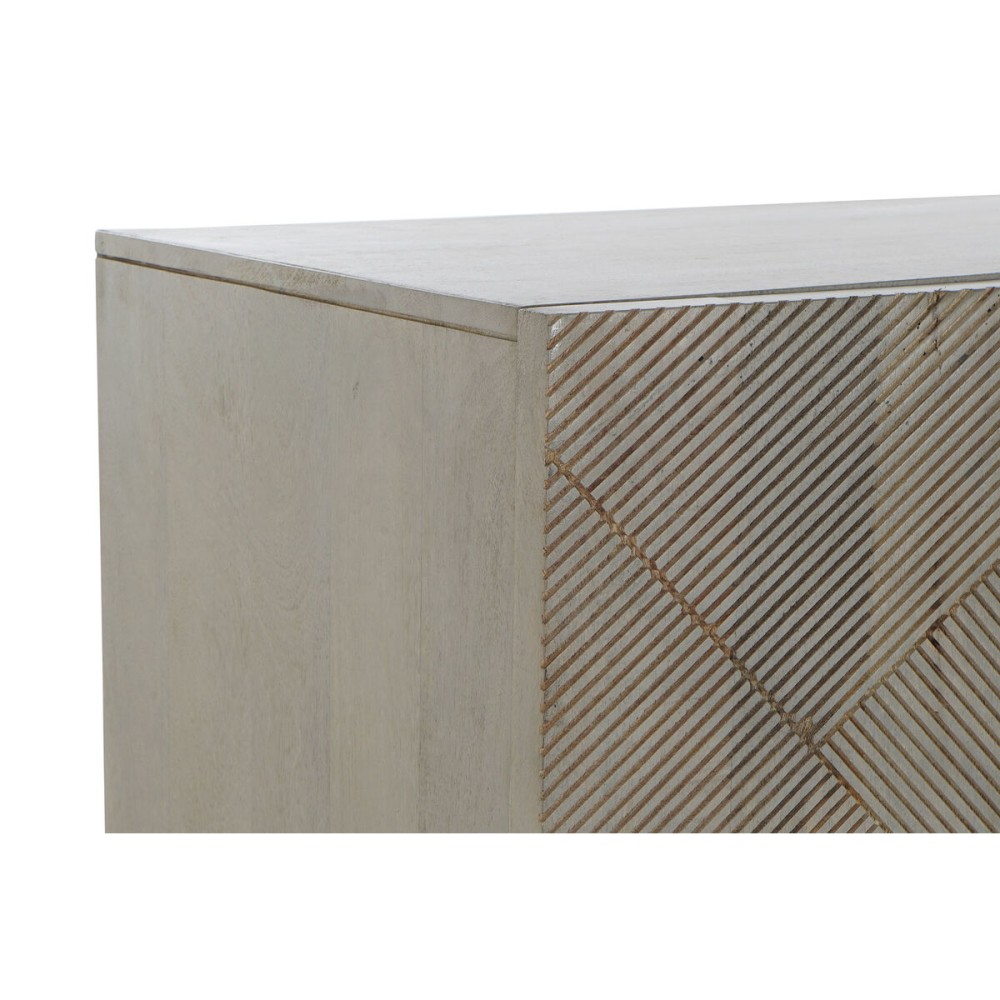 Sideboard DKD Home Decor Grey Golden Metal Mango wood 160 x 45 x 75 cm