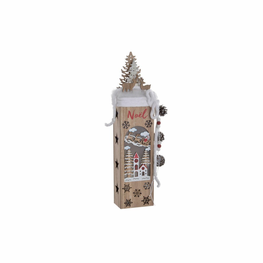 Leuchtende Dekoration DKD Home Decor natürlich Baum Weihnachtsmann 11 x 7 x 50 cm
