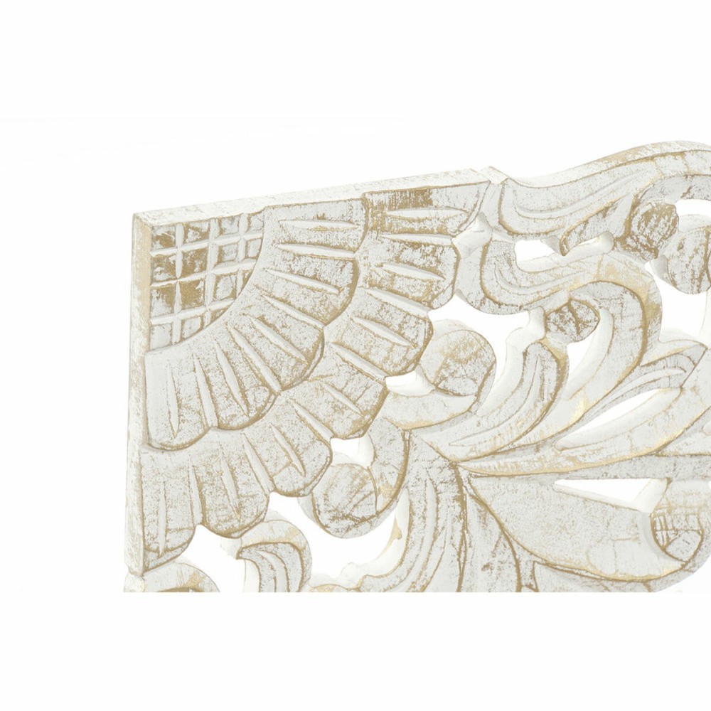 Tête de lit DKD Home Decor Blanc Doré Bois Bois MDF 151 x 2 x 60 cm