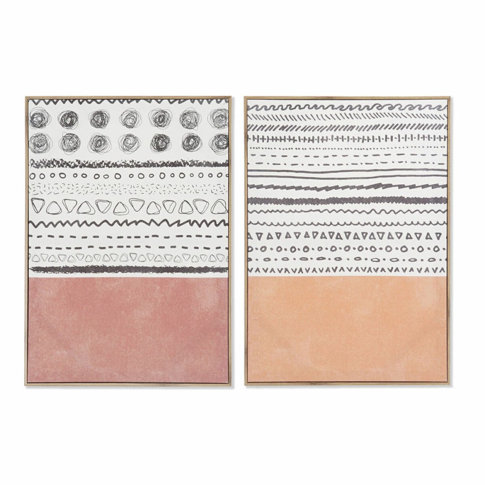 Leinwand DKD Home Decor Leinwand Holz MDF 50 x 3 x 70 cm