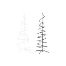 Sapin de Noël DKD Home Decor Blanc Noir Métal 70 x 70 x 190 cm (2 Unités)