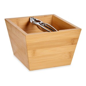 Casse-Noisette Kinvara JWKW-4410 Marron Métal Bambou 16 x 11 x 16 cm Casse-Noisette