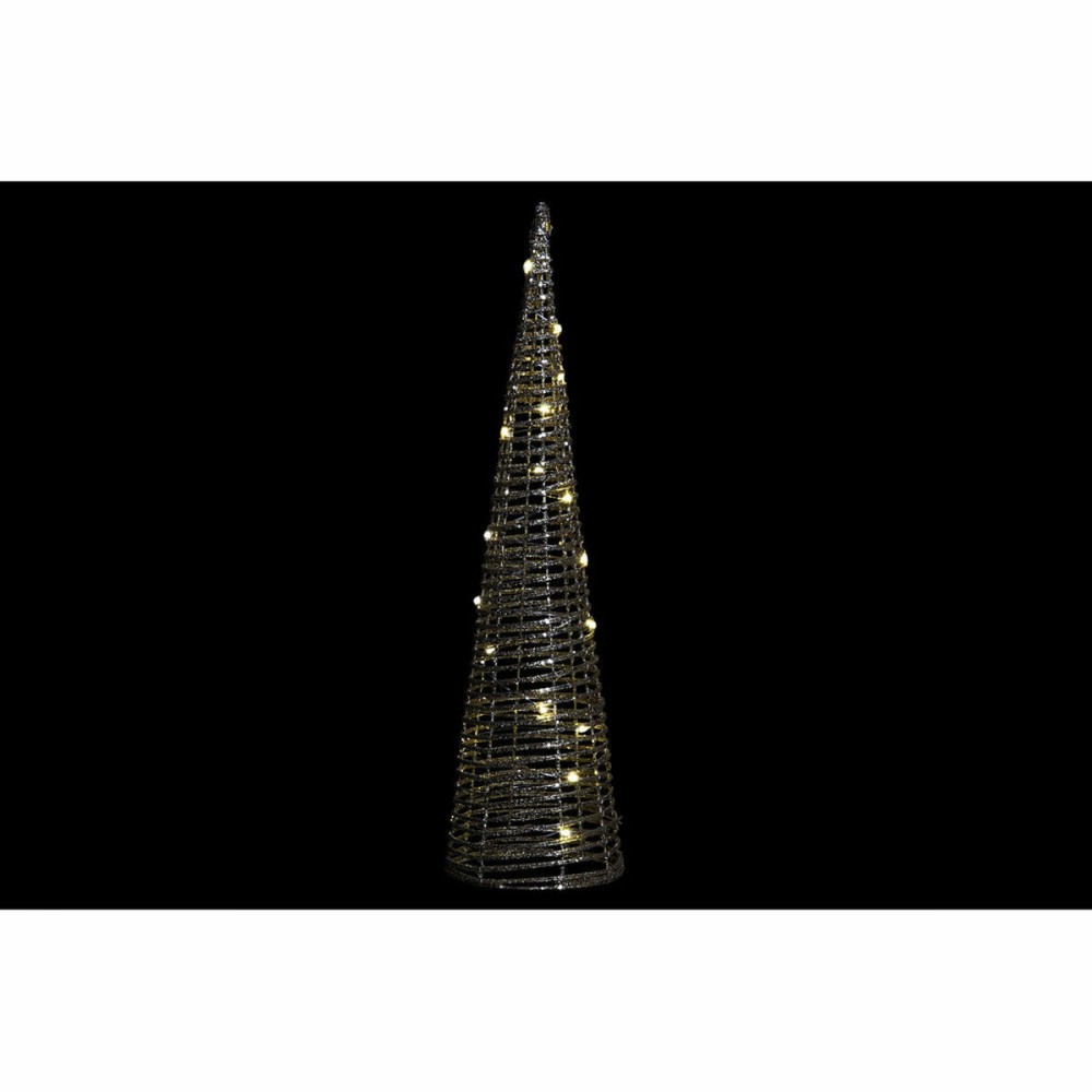Décorations de Noël DKD Home Decor Rotin (2 pcs) (12 x 12 x 40 cm) (16 x 16 x 60 cm)
