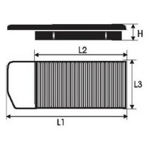 Luftfilter Green Filters P965017
