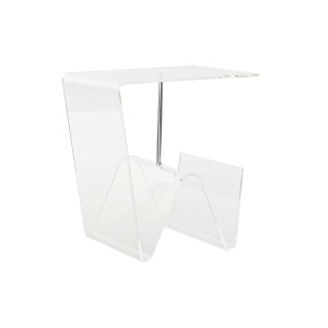 kleines Beistelltischchen DKD Home Decor Durchsichtig 40 x 30 x 44 cm