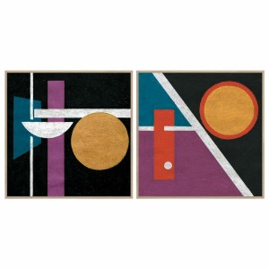 Canvas DKD Home Decor polystyrene Canvas 83 x 4,5 x 83 cm