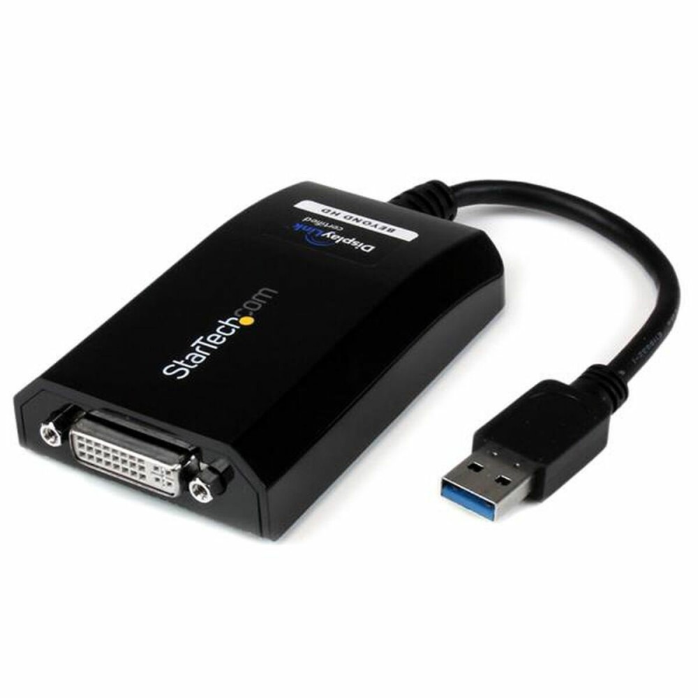 USB Adapter Startech USB32DVIPRO USB A Schwarz