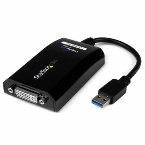USB Adapter Startech USB32DVIPRO USB A Schwarz