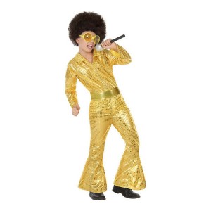 Verkleidung für Kinder Disco Gold (2 Stücke) (2 pcs)