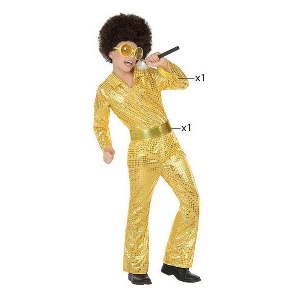 Déguisement pour Enfants Disco Doré (2 Pièces) (2 pcs)