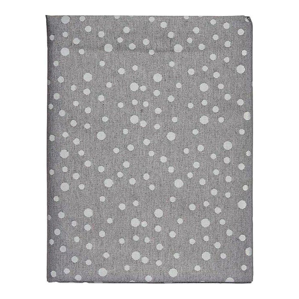 Tischdecke Kinvara BABEL GRIS 42 Weiß Grau Jacquard
