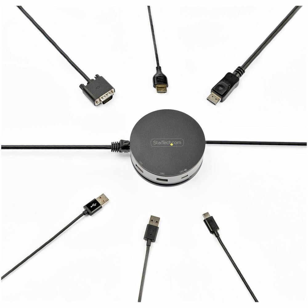 USB Hub Startech DKT31CHDVCM Black