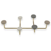 Porte-manteau Versa Multicouleur Métal Résine Bois MDF 6,5 x 22 x 41 cm (6,5 x 22 x 41 cm)
