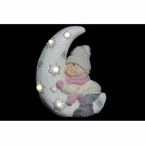 Decorative Figure DKD Home Decor White Pink Moon 31 x 20 x 43 cm (2 Units)