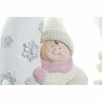 Decorative Figure DKD Home Decor White Pink Moon 31 x 20 x 43 cm (2 Units)