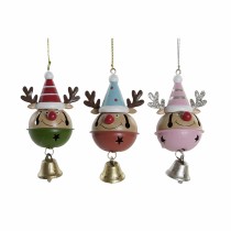 Weihnachtsschmuck DKD Home Decor Metall Rentier (3 pcs) (6.5 x 6 x 11 cm)
