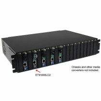 Adaptateur de RJ45 à la fibre optique Startech ET91000LC2 