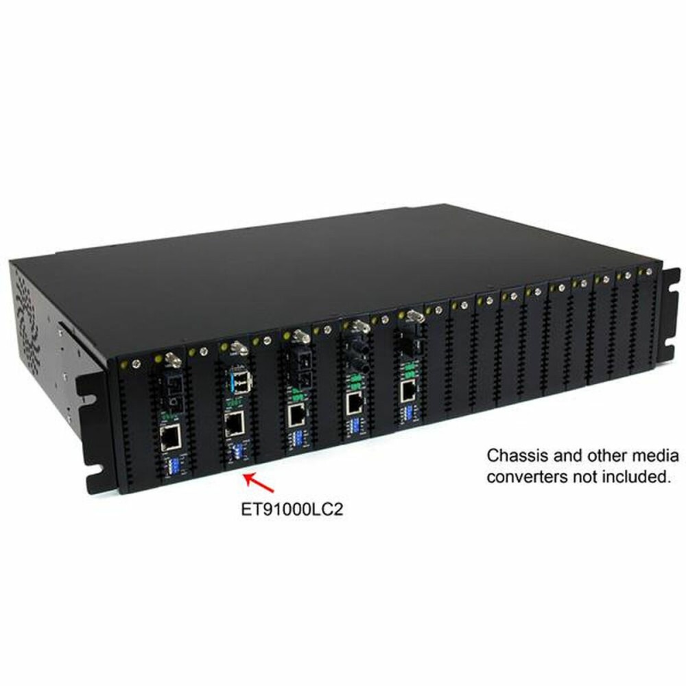 Adaptateur de RJ45 à la fibre optique Startech ET91000LC2 