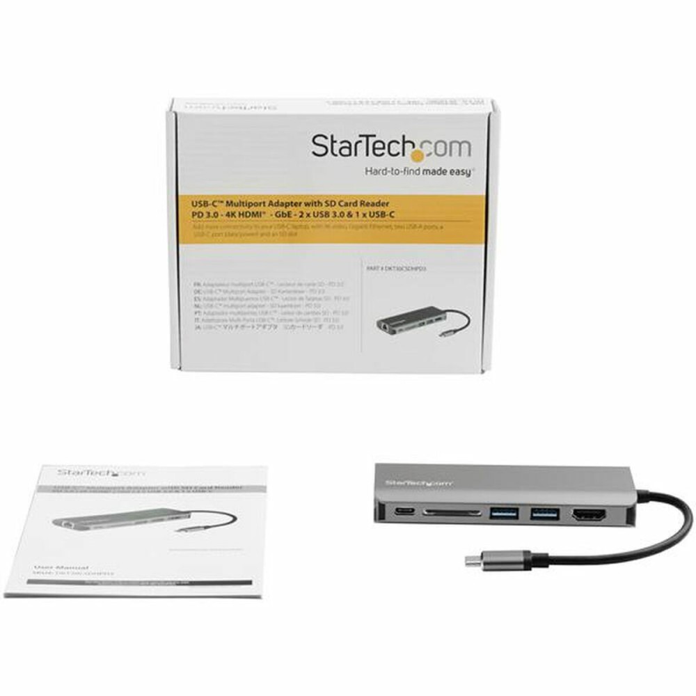 Dockstation Startech DKT30CSDHPD3 4K Ultra HD Grey