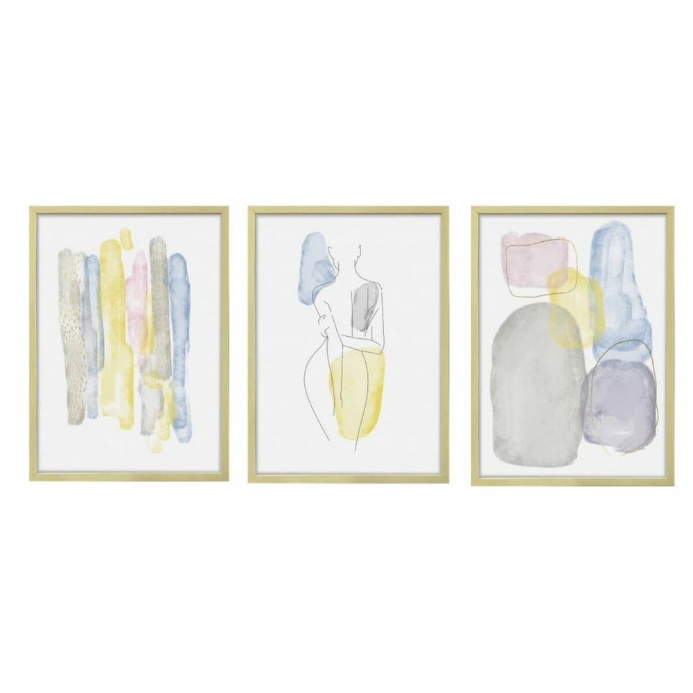 Bild DKD Home Decor Kristall polystyrol 53 x 3 x 73 cm (3 Stücke)