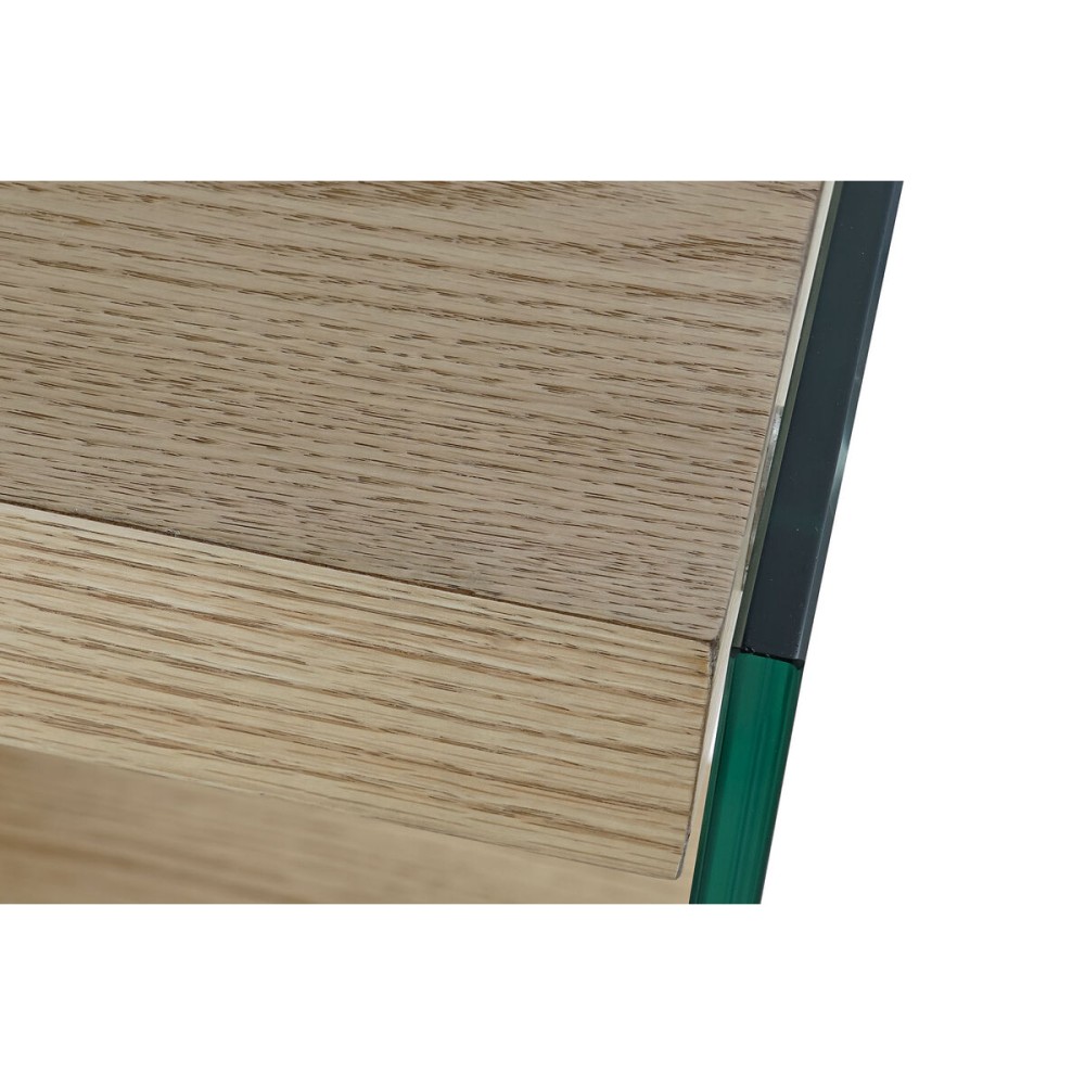 Anrichte DKD Home Decor Durchsichtig Hellbraun Kristall Holz MDF 160 x 45 x 80 cm